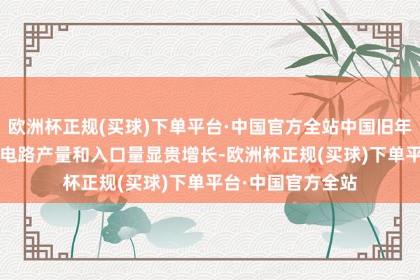 欧洲杯正规(买球)下单平台·中国官方全站中国旧年10月和11月集成电路产量和入口量显贵增长-欧洲杯正规(买球)下单平台·中国官方全站