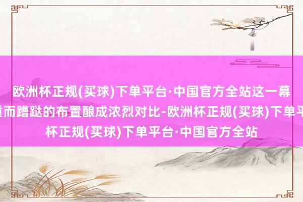 欧洲杯正规(买球)下单平台·中国官方全站这一幕与悲伤会当日矜重而蹧跶的布置酿成浓烈对比-欧洲杯正规(买球)下单平台·中国官方全站